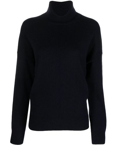 Chinti & Parker High-neck Long-sleeves Knit Sweater - Black
