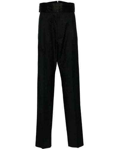 DSquared² Belted tailored trousers - Schwarz