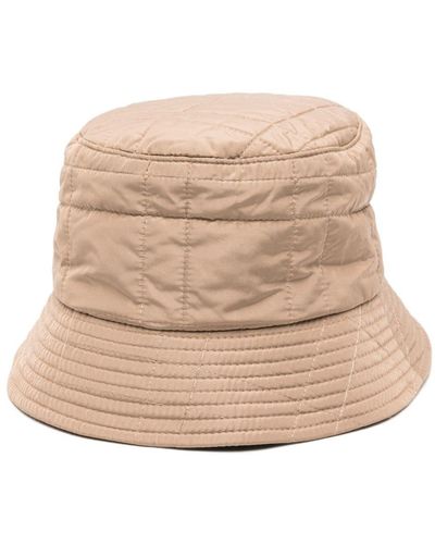 Fabiana Filippi Quilted Bucket Hat - Natural