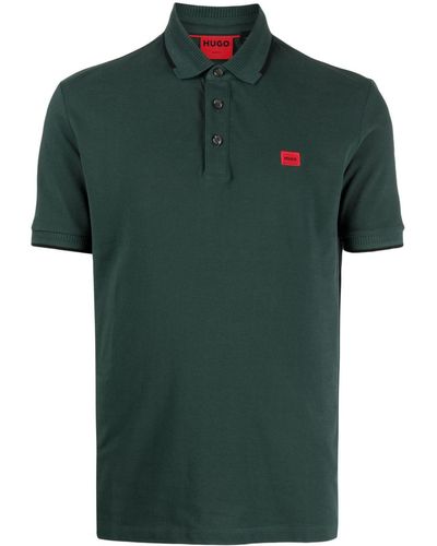 HUGO Deserino 232 Poloshirt aus Pikee - Grün