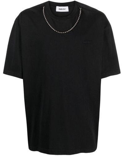 Ambush T-shirt Ballchain en coton - Noir