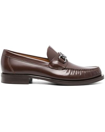 Ferragamo Mocassins Fort Gancho à mors - Marron