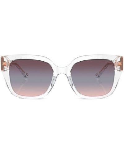 COACH Charms Oversize-frame Sunglasses - White