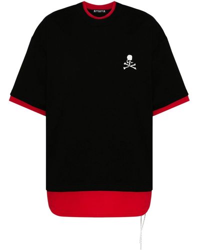 Mastermind Japan Layered Skull-print T-shirt - Black