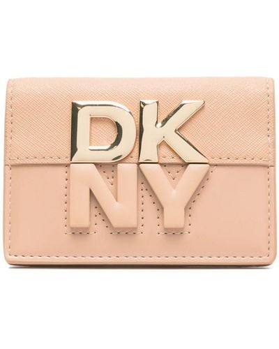 DKNY Logo-plaque Bi-fold Wallet - Pink