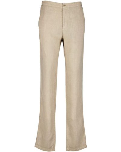 Boglioli Lightweight Tailored Trousers - Natural