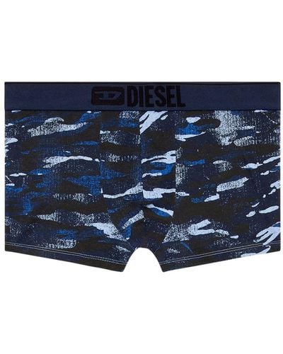 DIESEL Damien Boxershorts mit Camouflage-Print - Blau