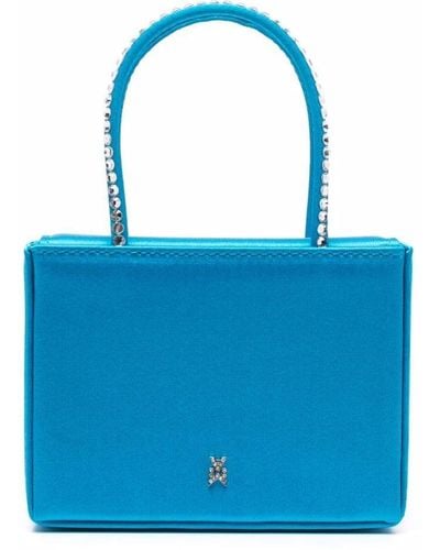 AMINA MUADDI Mini Gilda Handtasche - Blau