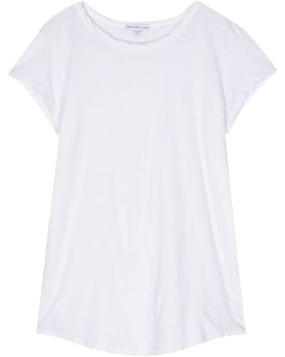 James Perse Camiseta texturizada - Blanco