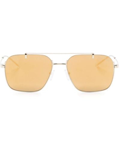 Emporio Armani Square-frame Sunglasses - Natural