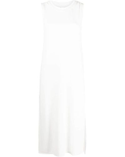 Izzue Mouwloze Midi-jurk - Wit