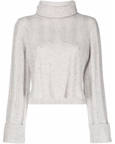 LoveShackFancy Maglione a collo alto - Grigio