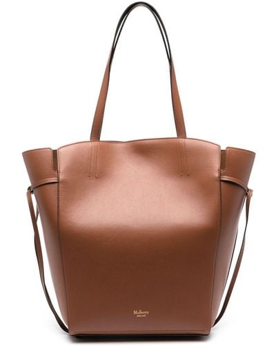Mulberry Clovelly Leather Shoulder Bag - Brown