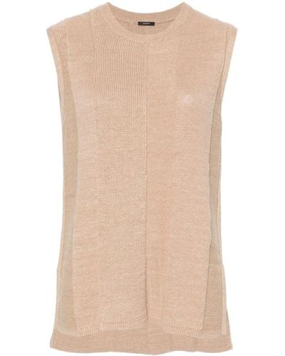 JOSEPH Knitted Tank Top - Natural