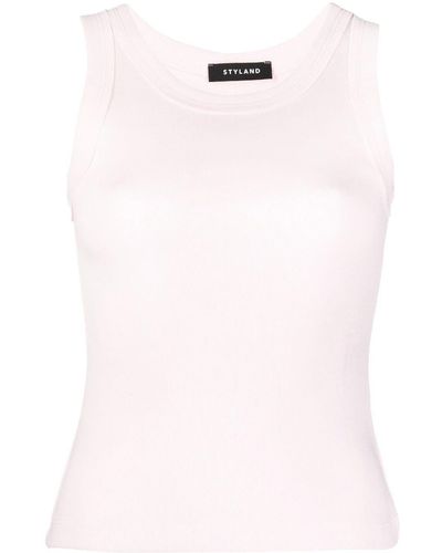 Styland Organic Cotton Vest Top - Pink