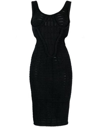 Genny Cut-out Detail Bodycon Dress - Black