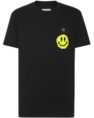 Philipp Plein Smile Tシャツ - ブラック