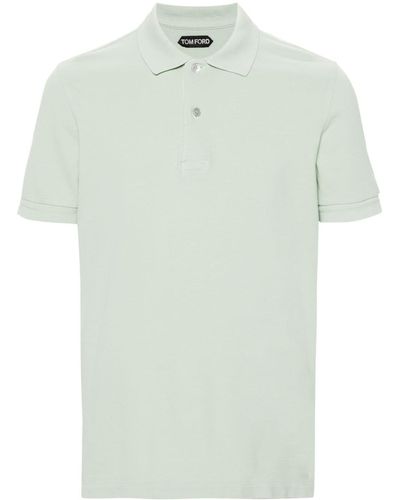 Tom Ford Poloshirt mit kurzen Ärmeln - Grün