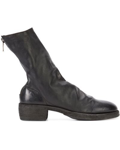 Guidi Rear zip boots - Noir