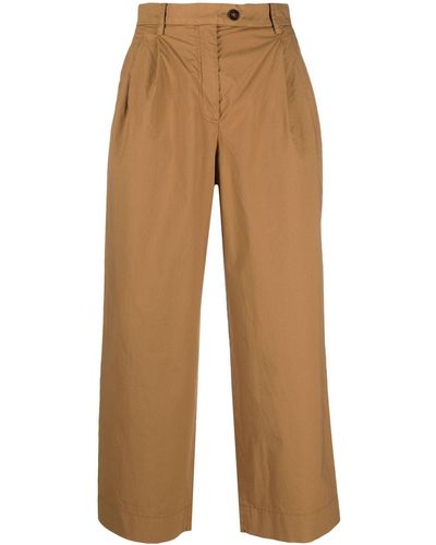 Incotex Straight-leg Cotton Trousers - Brown