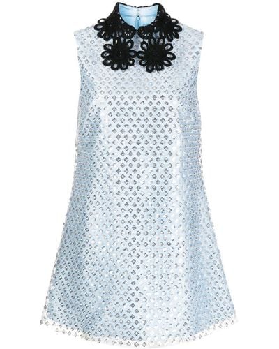 Macgraw Repertoire Sequin-embellished Dress - Blue