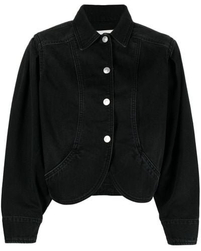 Isabel Marant Valette Denim Jacket - Black