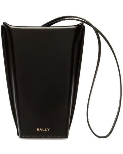 Bally Belle Brushed-leather Sunglasses Holder - Black
