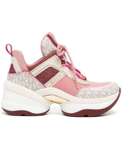 Pink Michael Kors Sneakers for Women | Lyst