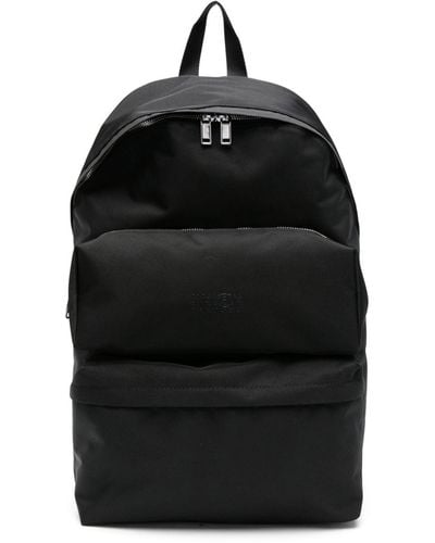 MM6 by Maison Martin Margiela Logo-print Multi-pocket Backpack - Black