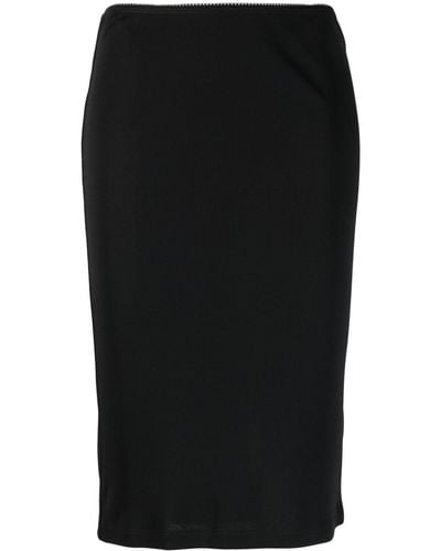 Filippa K Jersey-knit Pencil Skirt - Black