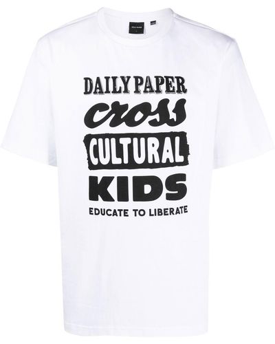 Daily Paper ロゴ Tシャツ - ホワイト