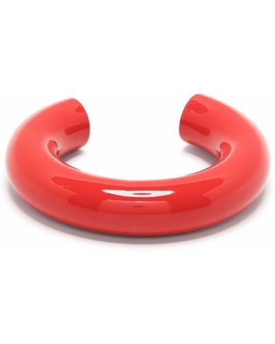 Uncommon Matters Swell Chunky Bangle Bracelet - Red