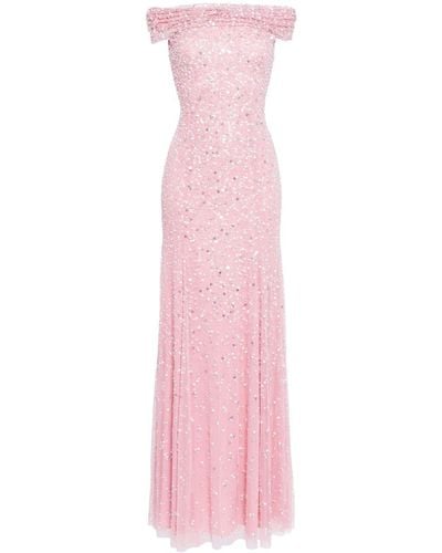 Jenny Packham Buttercup Sequin-embellished Dress - Pink