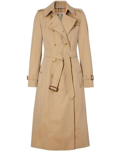 Burberry 'The Long Chelsea' Heritage-Trenchcoat - Natur