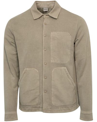 Aspesi Hemdjacke mit Taschen - Grau