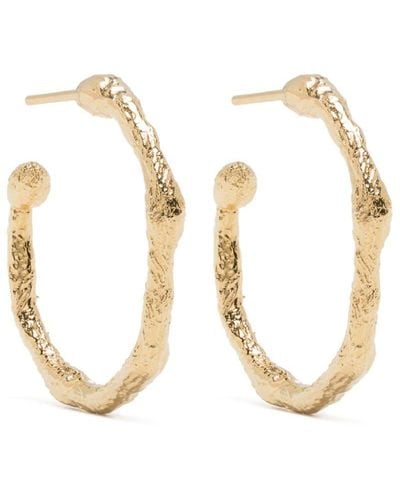 Forte Forte Little Hoop Earrings 18K Plated Accessories - Metallic