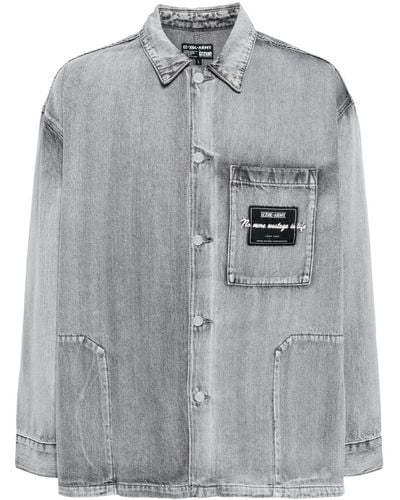 Izzue Denim Shirt Jacket - Grey