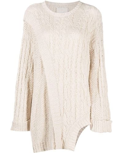 Aeron Knitted Long-sleeve Sweater - Natural