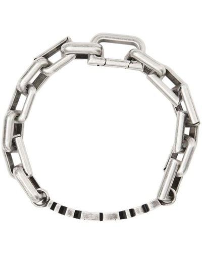 Burberry Logo-detail Chain-link Bracelet - Multicolor