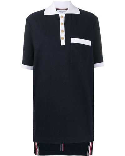 Thom Browne Kleid mit Streifen - Mehrfarbig