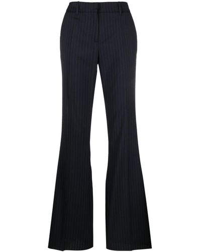 Barbara Bui Flared Tailored-cut Trousers - Blue