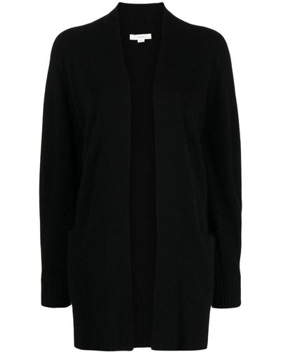 Vince Open-front Cashmere Cardi-coat - Black