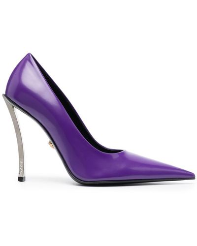 Purple Front Buckle D'orsay Heels, CHARLES & KEITH