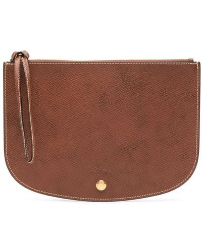 Longchamp Épure Clutch Bag - Brown