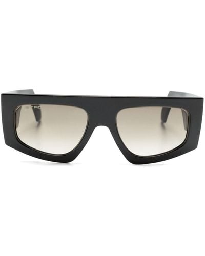 Etro Pegaso Rectangle-frame Sunglasses - Black