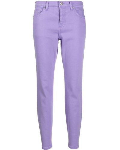 P.A.R.O.S.H. Vaqueros slim estilo capri - Morado