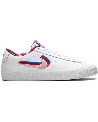 Nike Sb Blazer Low Gt 'parra' Shoes - White
