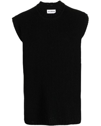 Han Kjobenhavn Wool-blend Sweater Vest - Black