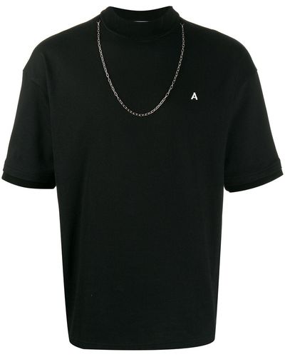 Ambush T-shirt Met Halsketting - Zwart