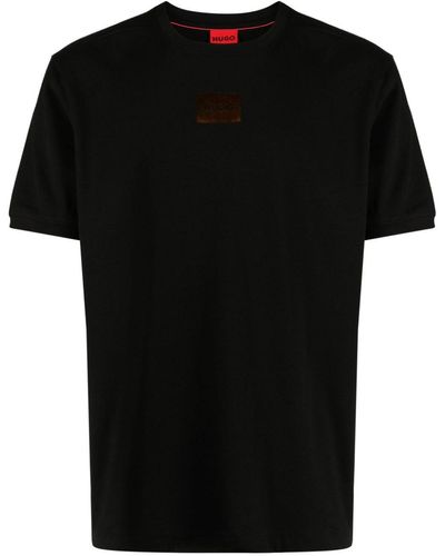 HUGO ロゴ Tシャツ - ブラック